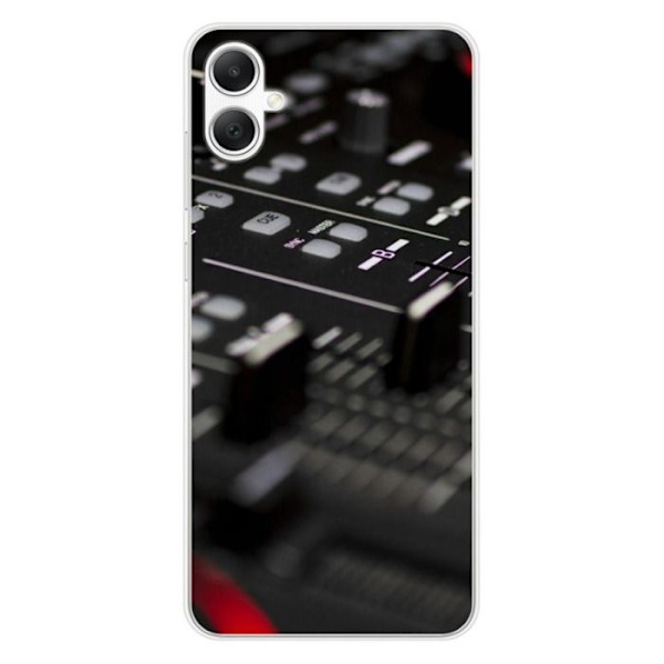 Siliconfodral med tryck - 1001 Fodral - Samsung Galaxy A05 - Transparent - Flexibel - DJ Mixer-mönster Transparent