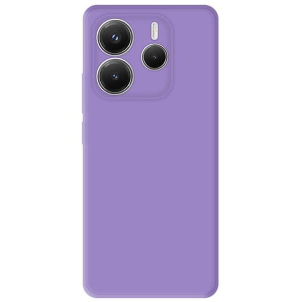 Lila silikonfodral - Kompatibel med Xiaomi Redmi Note 14 5G lila