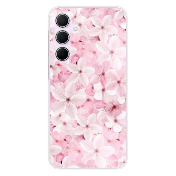 Siliconetui - Kompatibel med Samsung Galaxy A55 5G - sakuradesign Transparent