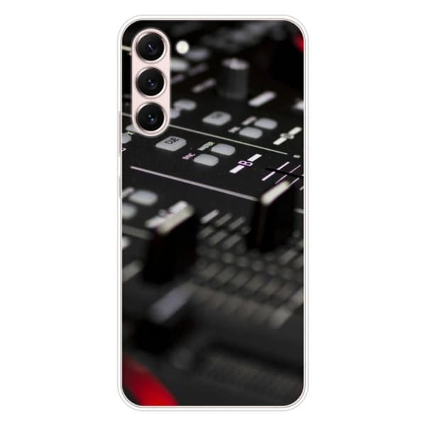 Silikonskal - Kompatibel med Samsung Galaxy S23 Plus - design dj-mixer Transparent