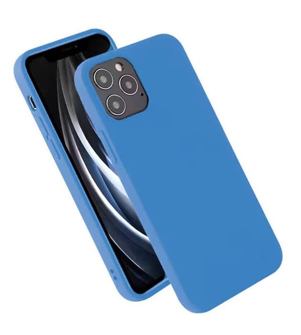 Sky blue silikonfodral - Kompatibel med Xiaomi Mi Note 10 himmelsblå