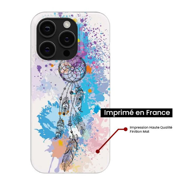 Siliconfodral - Kompatibel med Xiaomi Redmi Note 12 Pro Plus - design drömfångare färg Transparent