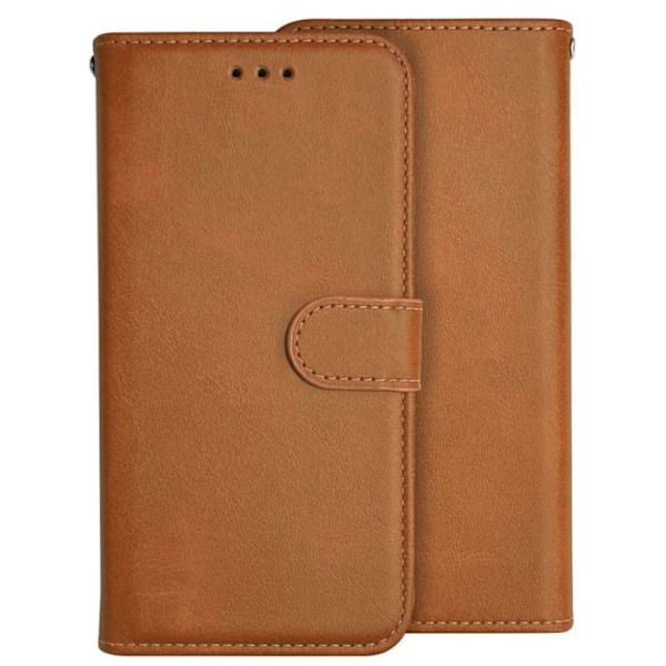 Fodral med flik i konstläder camel - Kompatibel med Samsung Galaxy A14 5G kamel