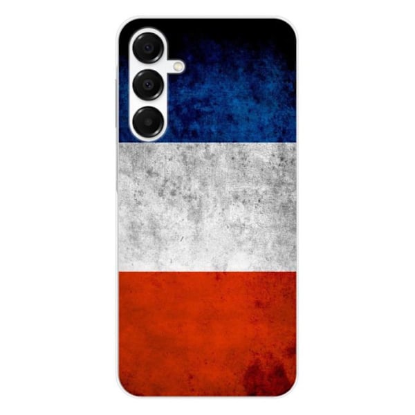 Siliconfodral - Kompatibel med Samsung Galaxy A16 - design med franska flaggan Transparent