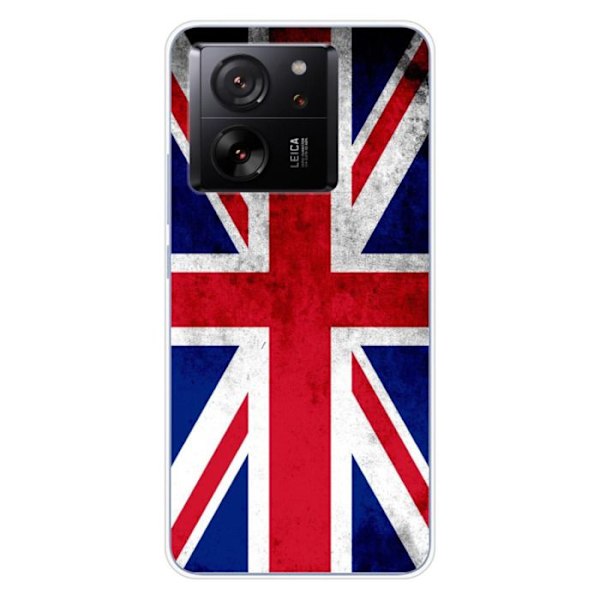 Siliconfodral tryckt - 1001 fodral - Xiaomi 13T - Flagga England - Optimal skydd - Unikt mönster Transparent