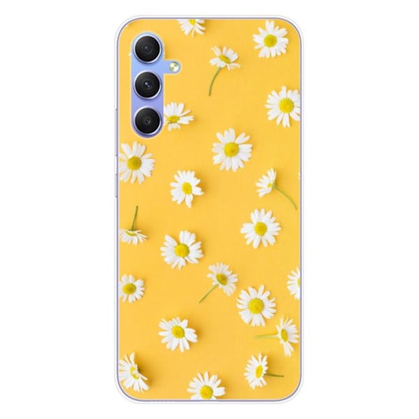 Silikonskal - Kompatibel med Samsung Galaxy A34 5G - design med tusenskönor Transparent