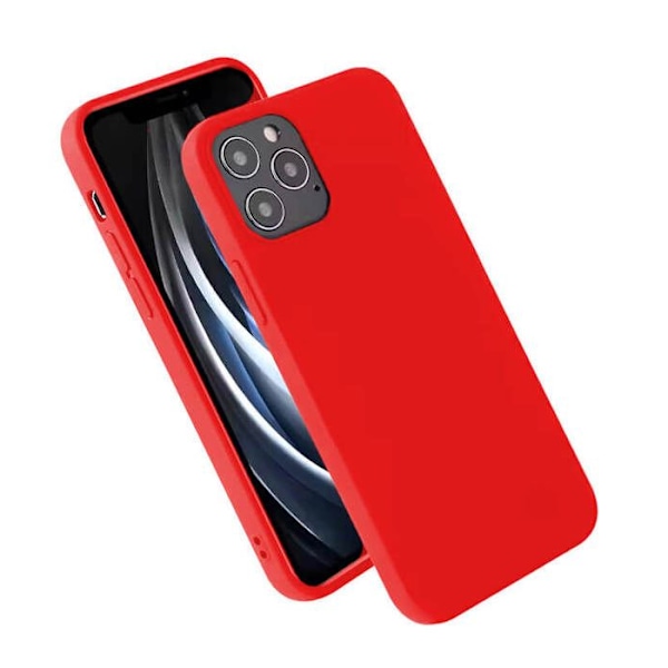 Röd silikonskal - Kompatibel med Samsung Galaxy A20, Samsung Galaxy A30 Röd