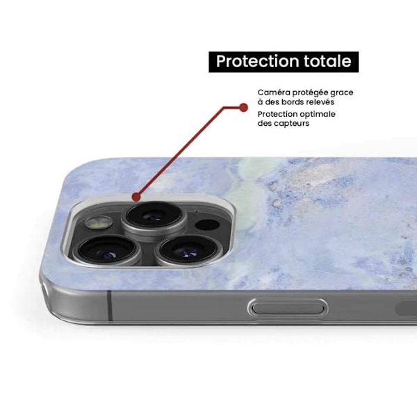 Tryckt silikonfodral som är kompatibelt med Samsung Galaxy A25 Blue Marble Transparent