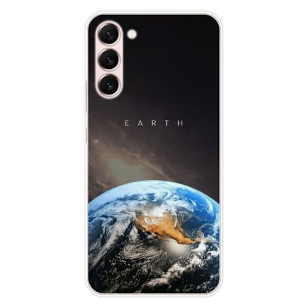 Siliconfodral - Kompatibel med Samsung Galaxy S23 Plus - design i jordtoner Transparent