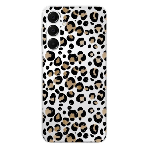 Siliconeviktskydd - Kompatibel med Samsung Galaxy A16 - leopardsdesign Transparent