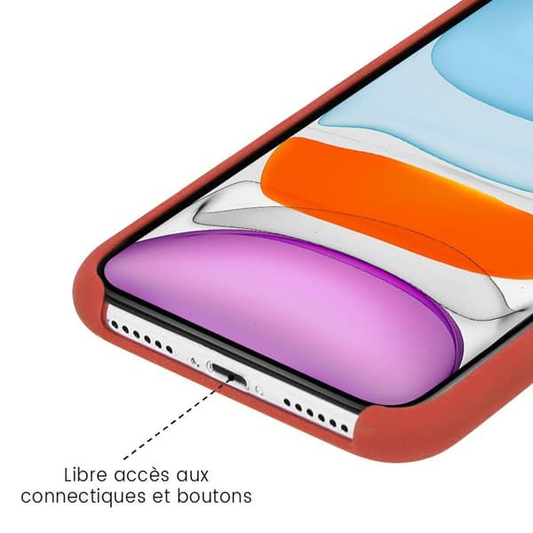 Silikonskal Soft Touch - Xiaomi - Redmi Note 10/10S - Röd - Stötsäker - Trådlös laddning Röd