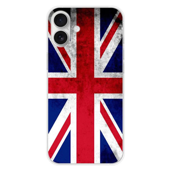 Silicone-fodral - Kompatibel med Apple iPhone 16 Plus - design med Englands flagga Transparent