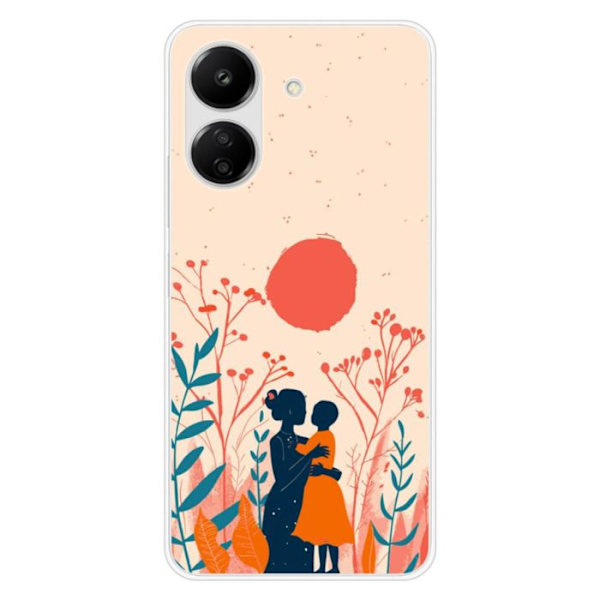 Siliconfodral - Kompatibel med Xiaomi Redmi 13C 4G - design av ömhet Transparent