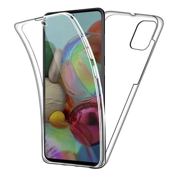Heltäckande 360°-kompatibel med Apple iPhone XS Max – Dubbel transparent skydd Transparent