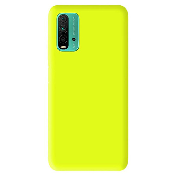 Siliconfodral i fluorescerande gult - Kompatibel med Xiaomi Redmi 9T fluorescerande gul