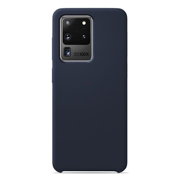 Silikonskal Soft Touch - Samsung - Galaxy S20 Ultra - Blå - Stötdämpande - Trådlös laddning blå