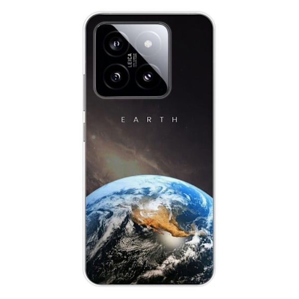 Siliconfodral - Kompatibel med Xiaomi 14 - design jord Transparent