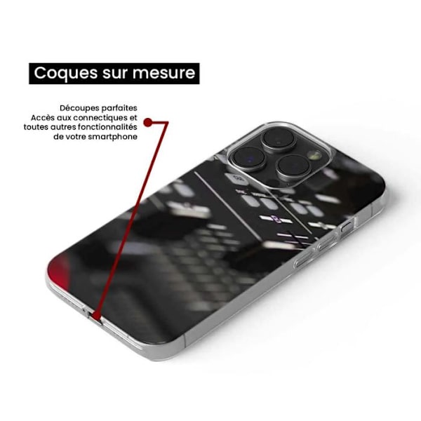 Silicone case - Kompatibel med Samsung Galaxy A15 - design dj mixer Transparent