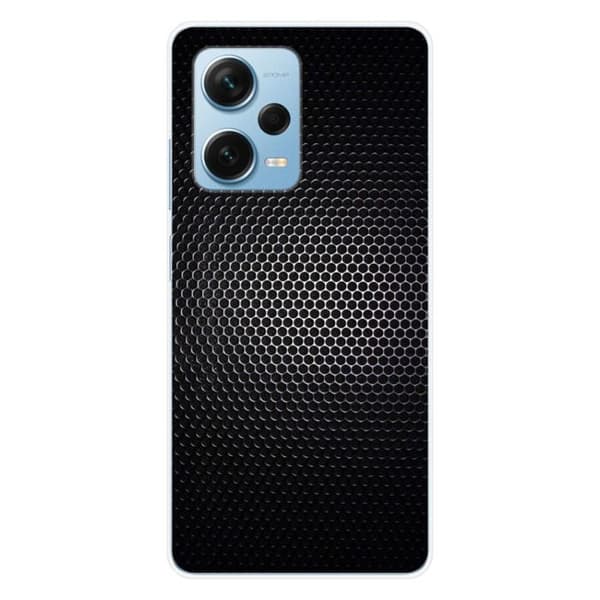 Siliconfodral - Kompatibel med Xiaomi Redmi Note 12 Pro Plus - design mörk metall Transparent