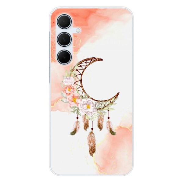 Siliconöverdrag - Kompatibel med Samsung Galaxy A35 5G - design drömfångare måne Transparent