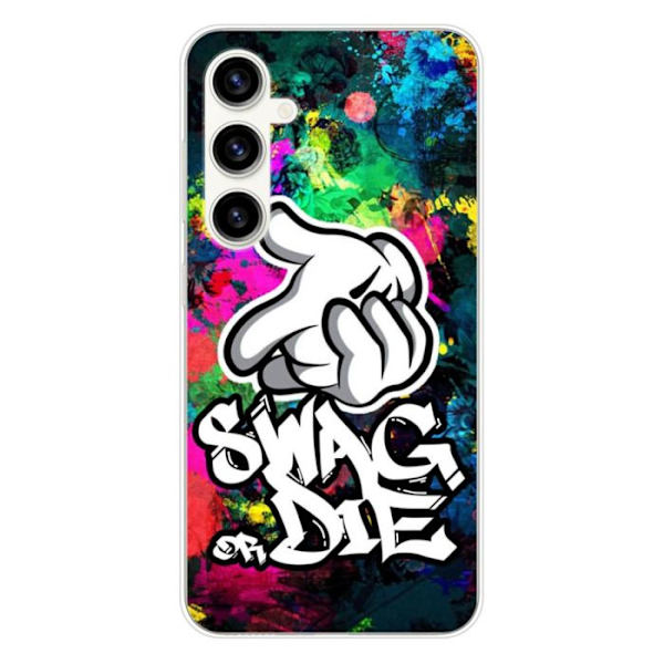 Silicone-skal - Kompatibel med Samsung Galaxy S23 FE - designa swag eller dö Transparent
