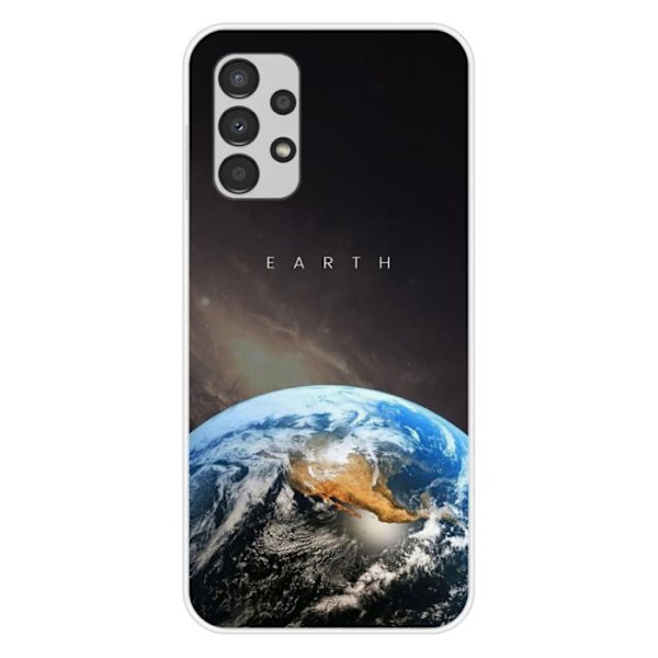 Siliconfodral - Kompatibel med Samsung Galaxy A13 4G - design jord Transparent