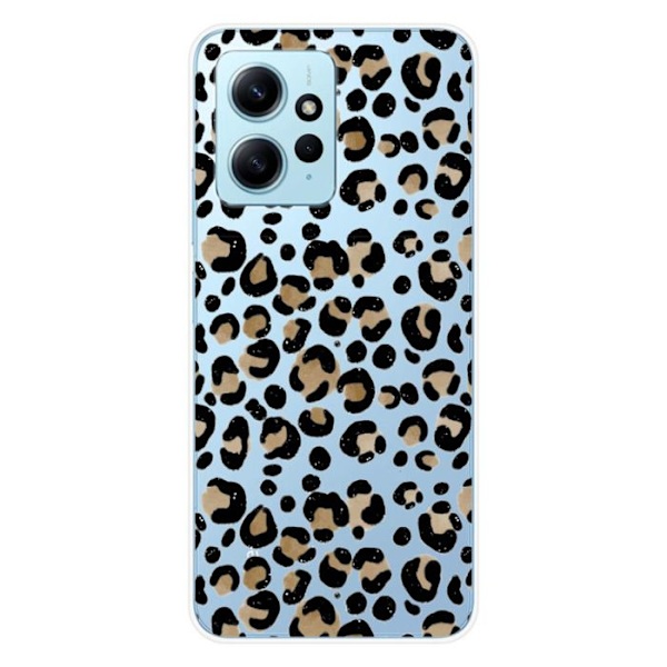 Siliconfodral - Kompatibel med Xiaomi Redmi Note 12 4G - leoparddesign Transparent
