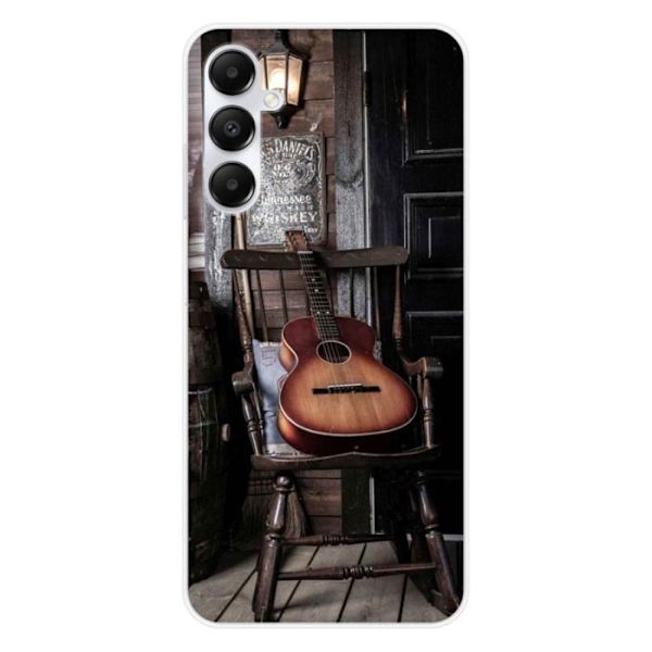 Silicone case - Kompatibel med Samsung Galaxy A05S - gitardesign Transparent