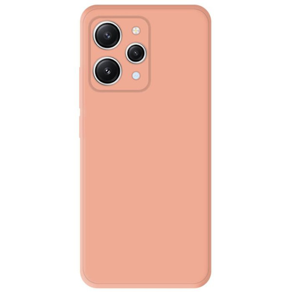 Rosa silikonfodral - Kompatibel med Xiaomi Redmi 12 4G, Xiaomi Redmi 12 5G ljusrosa