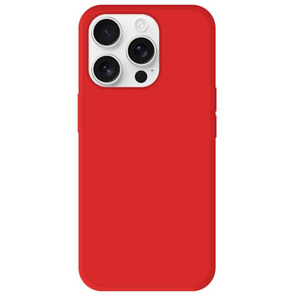 Röd silikonfodral - Kompatibel med Apple iPhone 16 Pro Röd