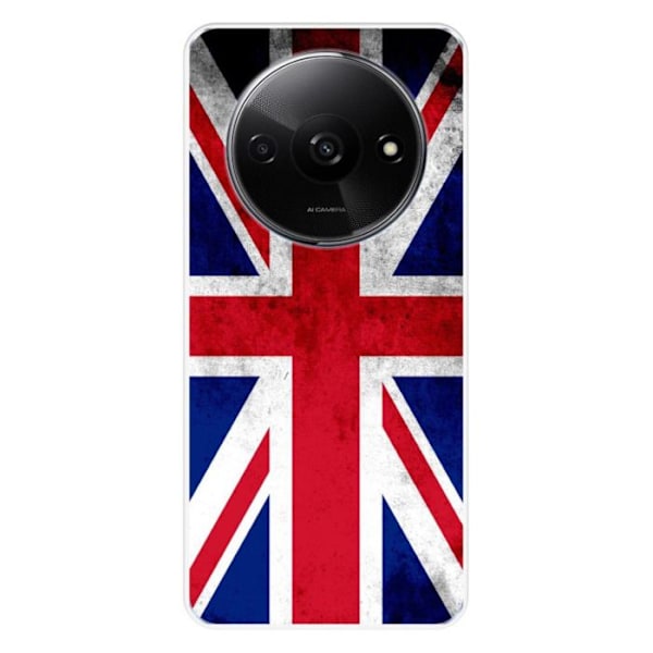 Coque i silikon med tryck - 1001 skal - Xiaomi Redmi A3 4G - Englandsflagga - Mjuk - Optimal skydd Transparent