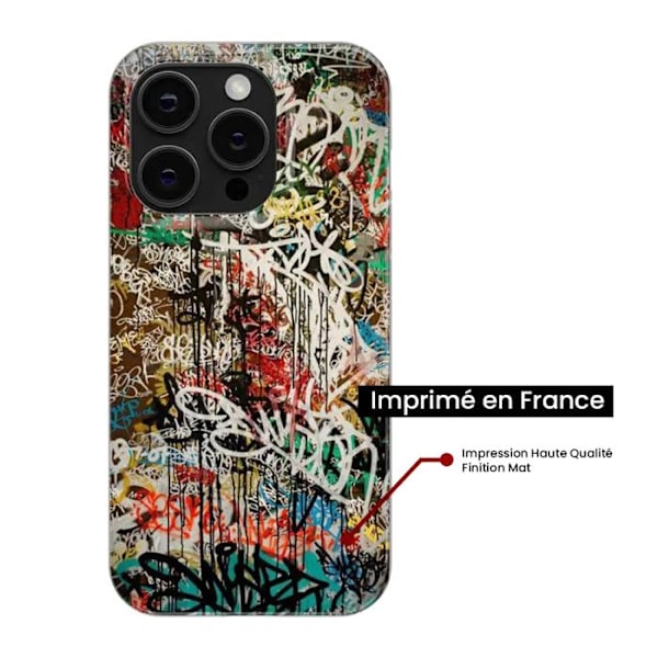Silikonfodral - Kompatibel med Xiaomi 14T 4G - graffiti design 1 Transparent