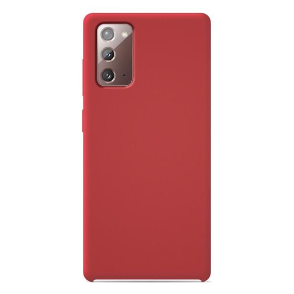 Siliconfodral Soft Touch - Samsung - Galaxy Note 20 - Röd - Stötsäker - Trådlös laddning Röd