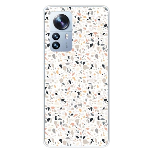 Silicontäcka - Kompatibel med Xiaomi Mi 12 Pro - terrazzo färgdesign Transparent