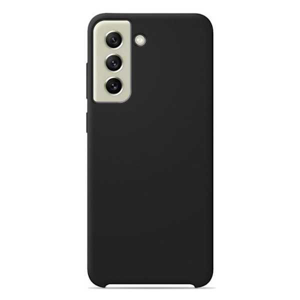 Silicone-fodral Soft Touch - Samsung - Galaxy S21 FE - Svart - Stötsäker - Trådlös laddning svart