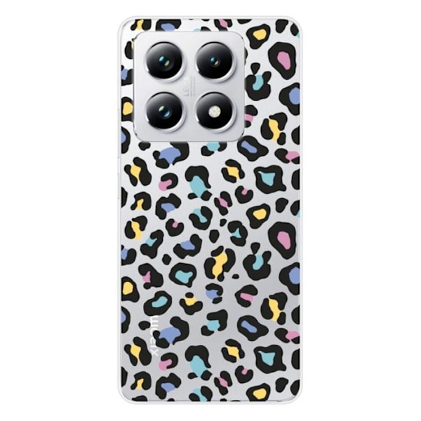 Siliconehölje - Kompatibel med Xiaomi 14T 4G - leopardmönster färgad Transparent
