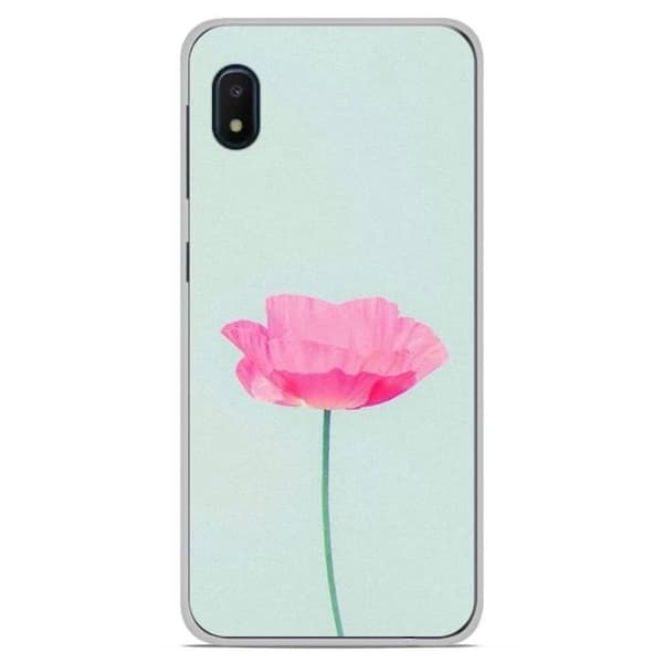 Silikonfodral till Samsung Galaxy A10e - Rosa blomma