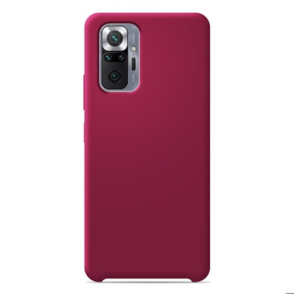 Silicone Coque Soft Touch - Xiaomi - Redmi Note 10 Pro - Röd - Stötsäker - Kompatibel med trådlös laddning Röd