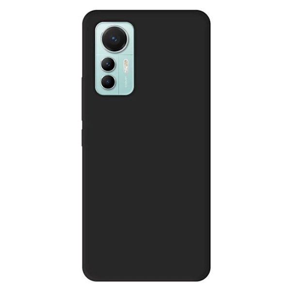 Svart silikonfodral - Kompatibel med Xiaomi Mi 12 Lite svart