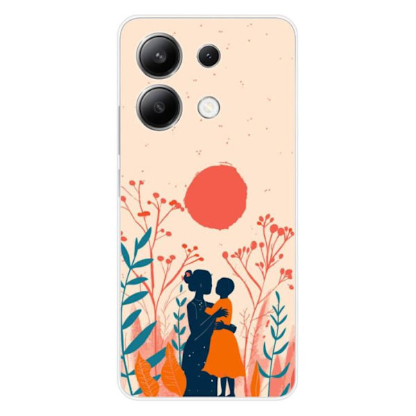 Silikonfodral - Kompatibel med Xiaomi Redmi Note 13 4G - design som andas omtanke Transparent