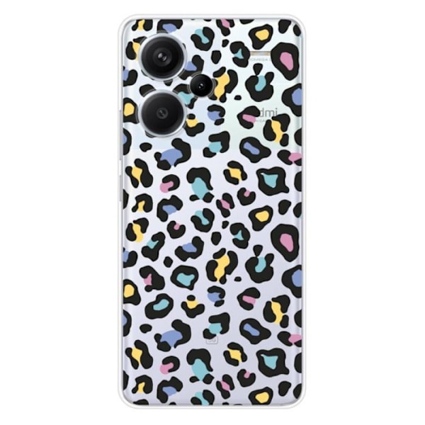 Siliconfodral - Kompatibel med Xiaomi Redmi Note 13 Pro Plus 5G - leoparddesign i färg Transparent