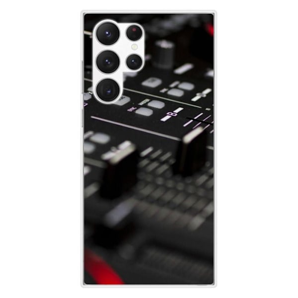 Silicone-fodral - Kompatibel med Samsung Galaxy S23 Ultra - design dj mixer Transparent