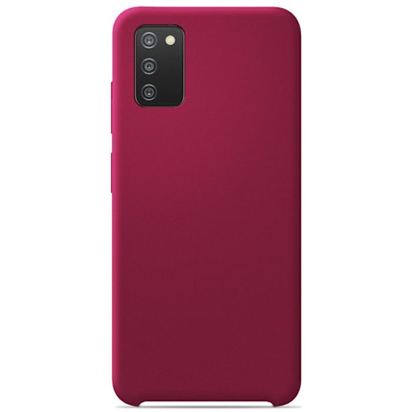 Siliconfodral Soft Touch - Samsung - Galaxy A03S - Röd - Stöttålig - Trådlös laddning Röd