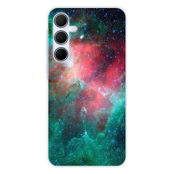 Siliconskal - Kompatibel med Samsung Galaxy A35 5G - nebulosadesign Transparent
