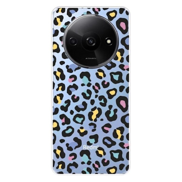Siliconfodral - Kompatibel med Xiaomi Redmi A3 4G - leopardfärgad design Transparent