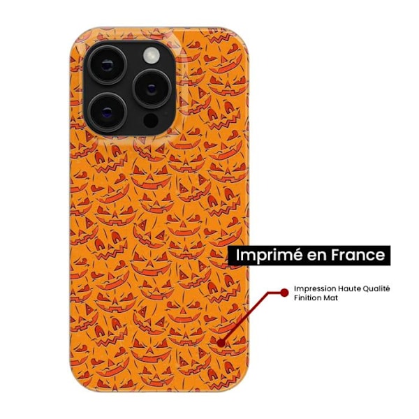 Silicone case with print - 1001 cases - Galaxy S23 Plus - Multicolored - Pumpkin pattern - Semi-rigid Flerfärgad