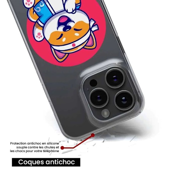 Siliconfodral - Kompatibel med Xiaomi 14T 4G - design shiba ninja Transparent