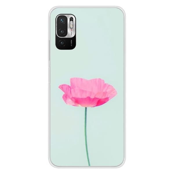 Tryckt silikonfodral kompatibelt Xiaomi Redmi Note 10 Redmi Note 10S Rose Flower