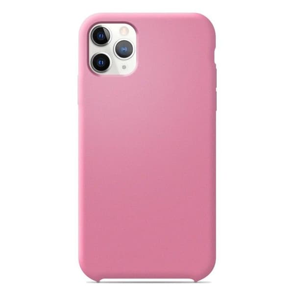 Siliconfodral Soft Touch - Apple - iPhone 11 Pro Max - Rosa - Stötsäker - Trådlös laddning rosa