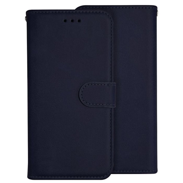 Slicketui - Syntetiskt läder - Apple - iPhone 12/12 Pro - Blå - Magnetisk stängning - Inbyggt stöd blå